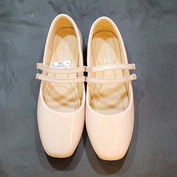 BRAND NEW TOP MODA MARY JANE STYLE WOMEN'S FLAT - Picture 3 of 14